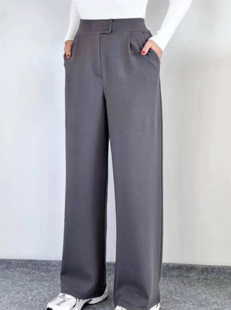 Pantalons bleu marine, disponible en rouge, gris, noir, marron