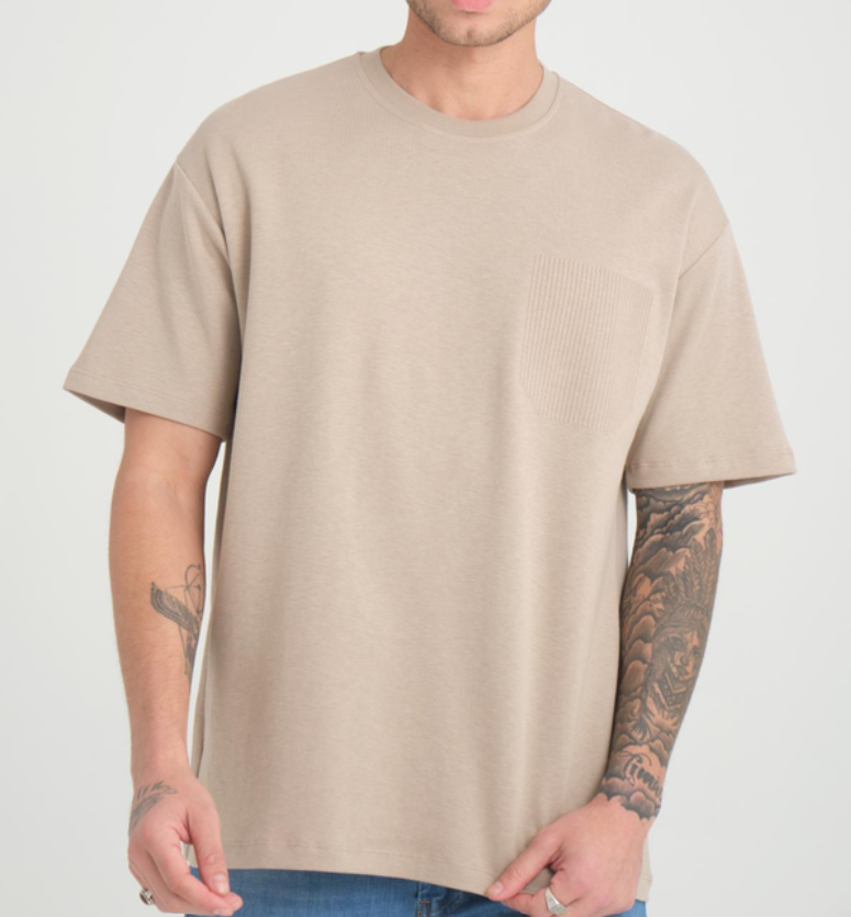 T-shirt blanc oversize épais