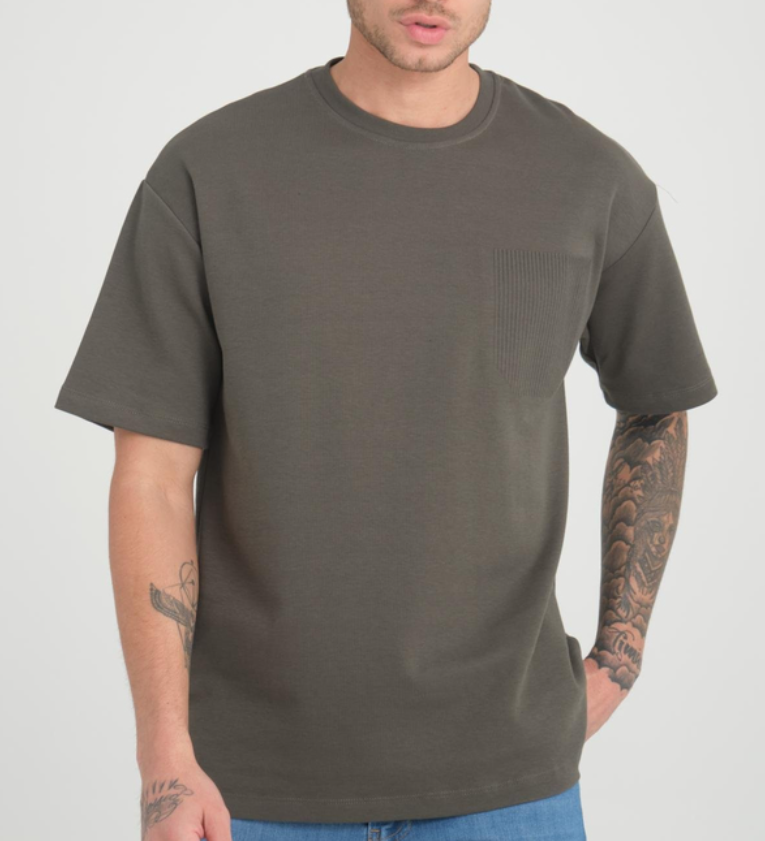 T-shirt blanc oversize épais