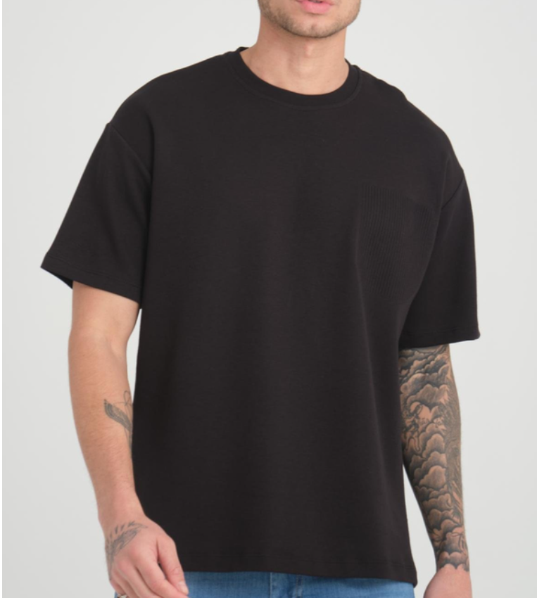 T-shirt blanc oversize épais